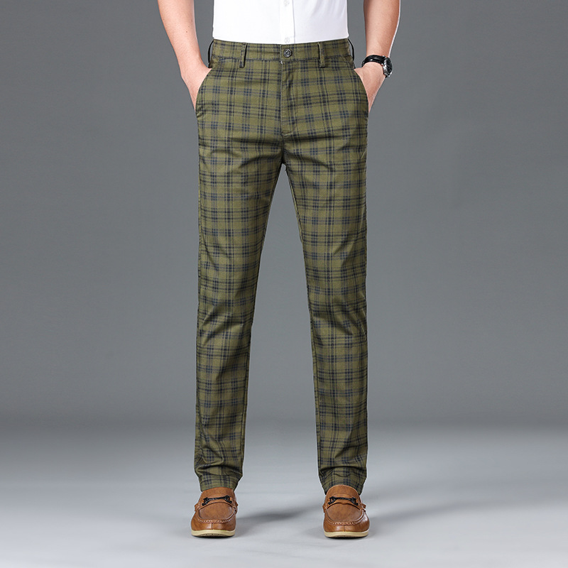 Pantaloni business a quadri
