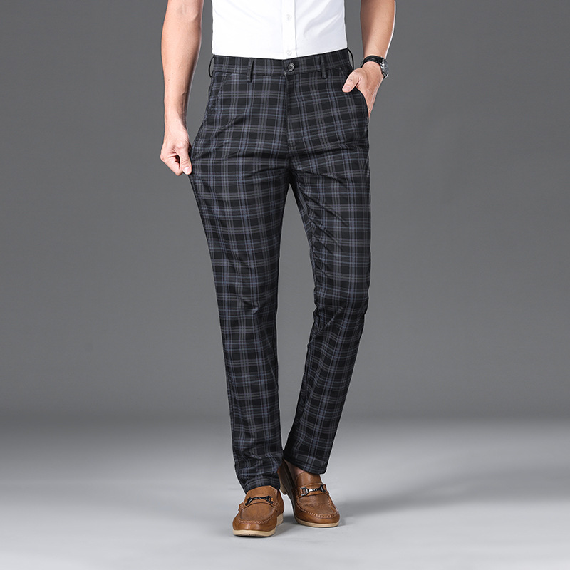 Pantaloni business a quadri