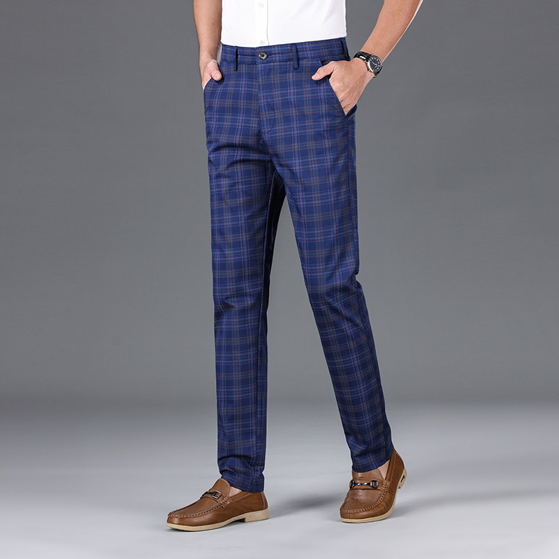 Pantaloni business a quadri