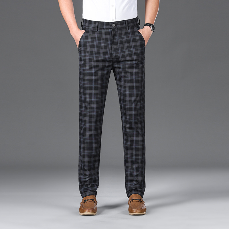 Pantaloni business a quadri