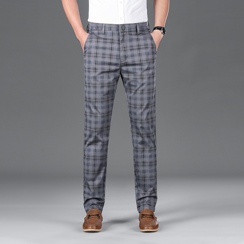 Pantaloni business a quadri