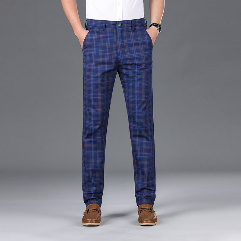 Pantaloni business a quadri
