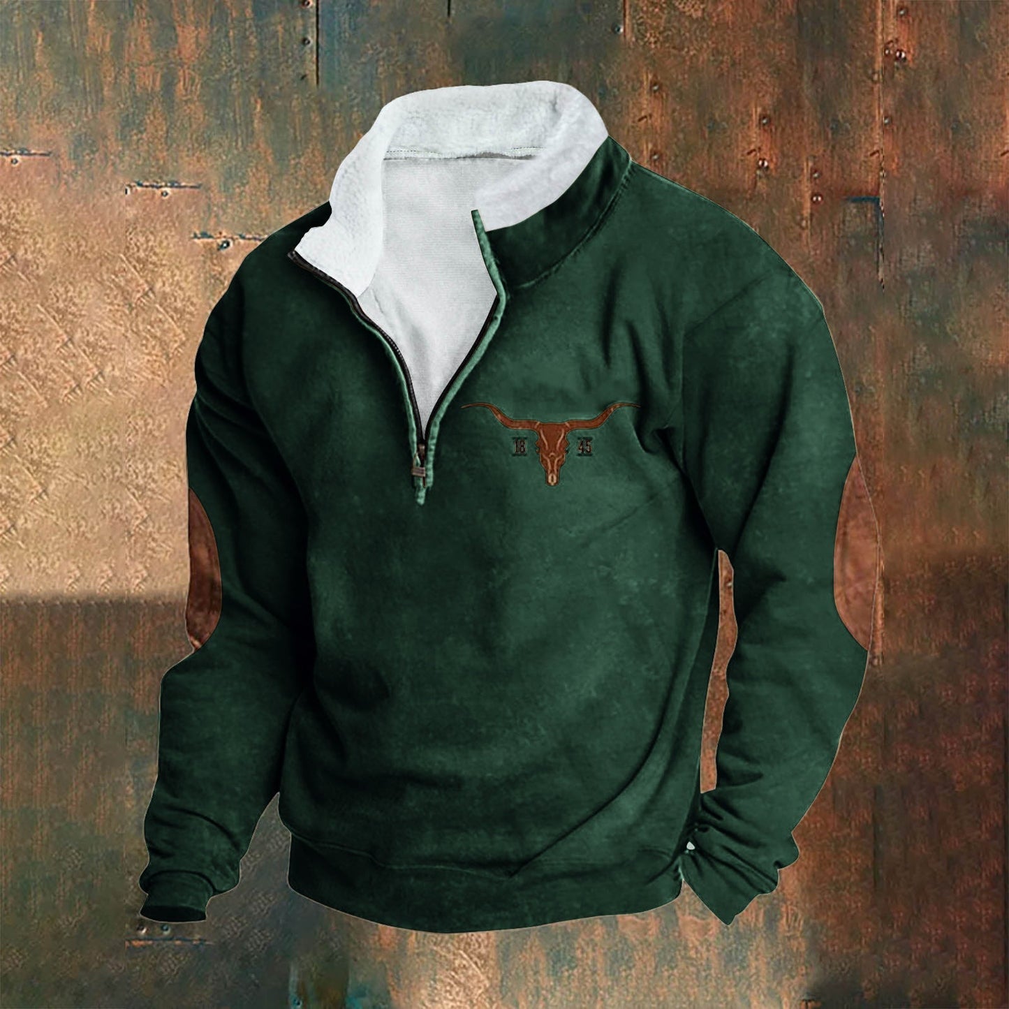 Maglione con zip vintage