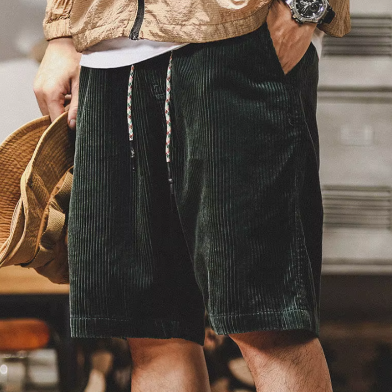 Pantaloncini eleganti in velluto a coste