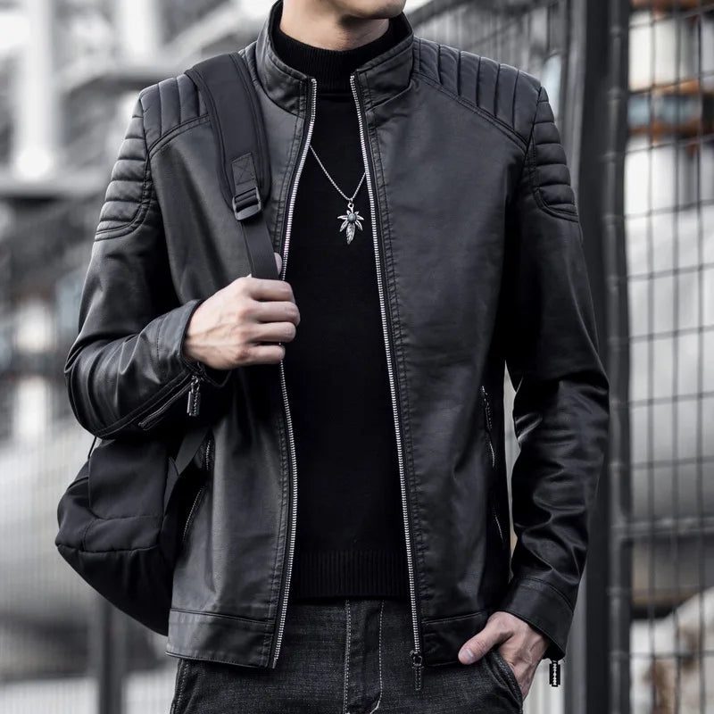 Giacca in pelle premium