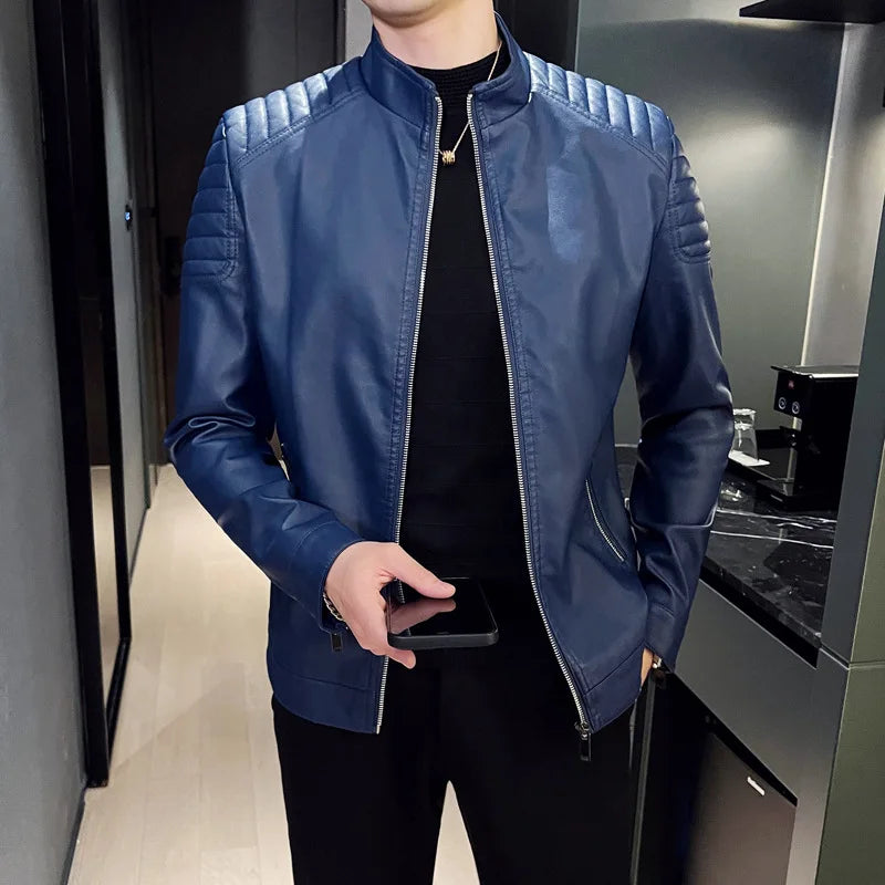 Giacca in pelle premium