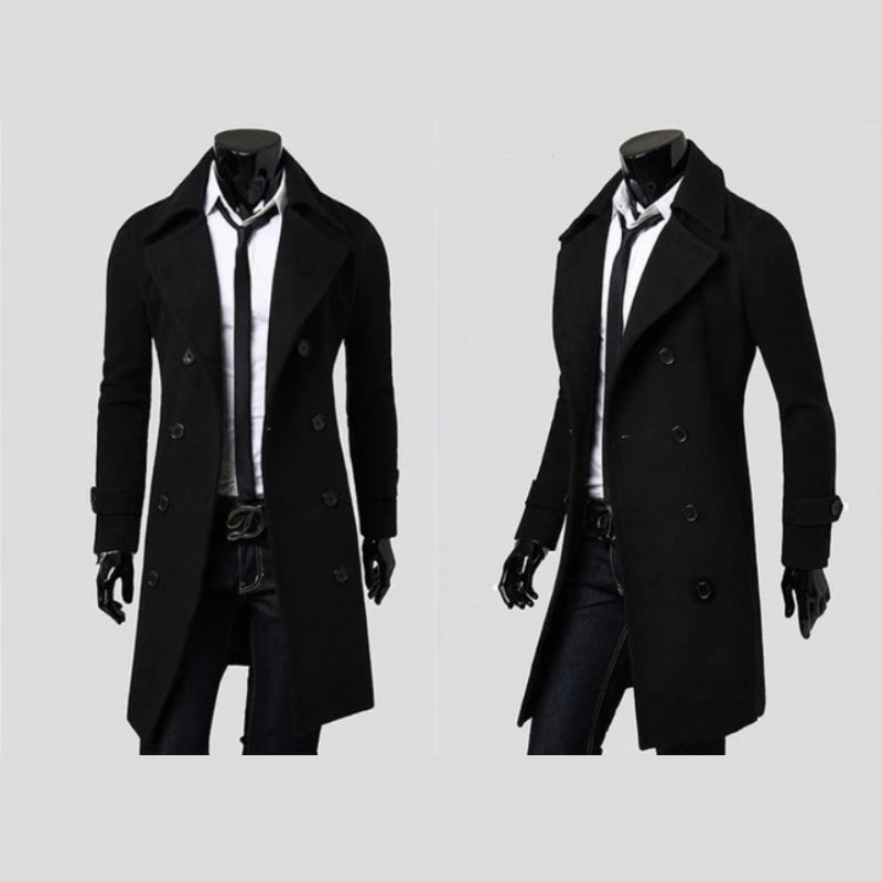 Elegante trench lungo