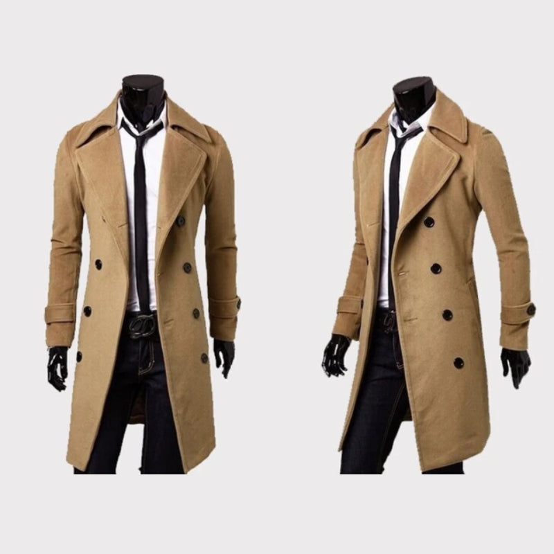 Elegante trench lungo