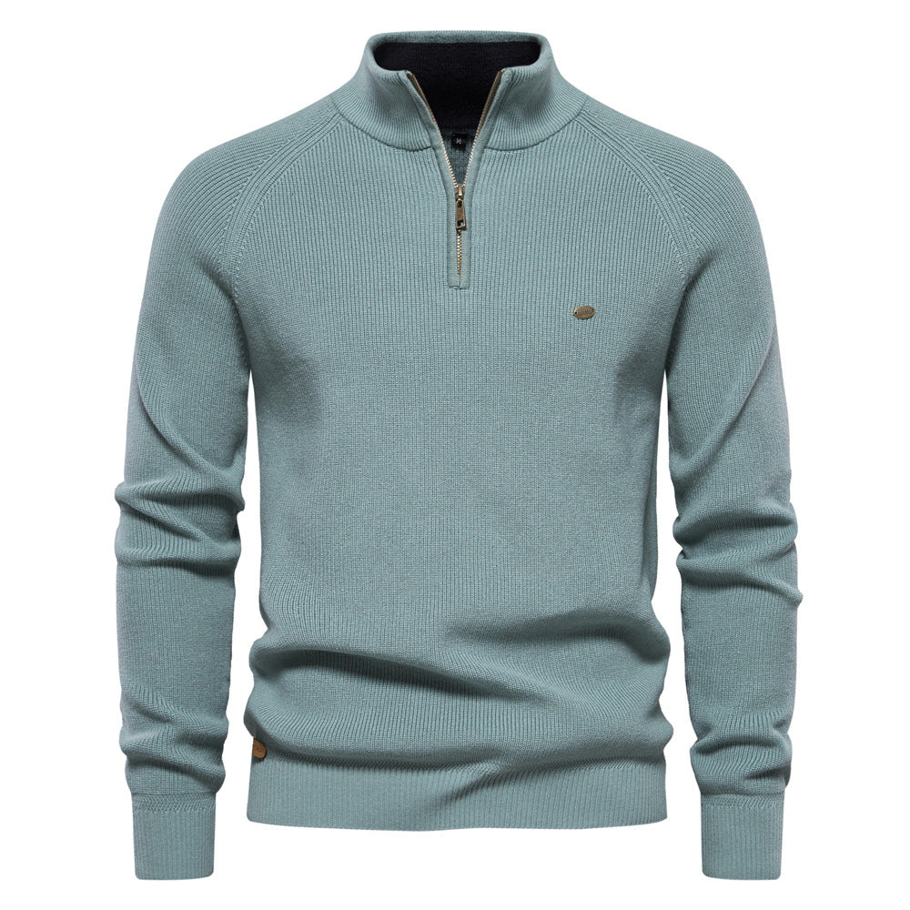 Maglione con zip di lusso