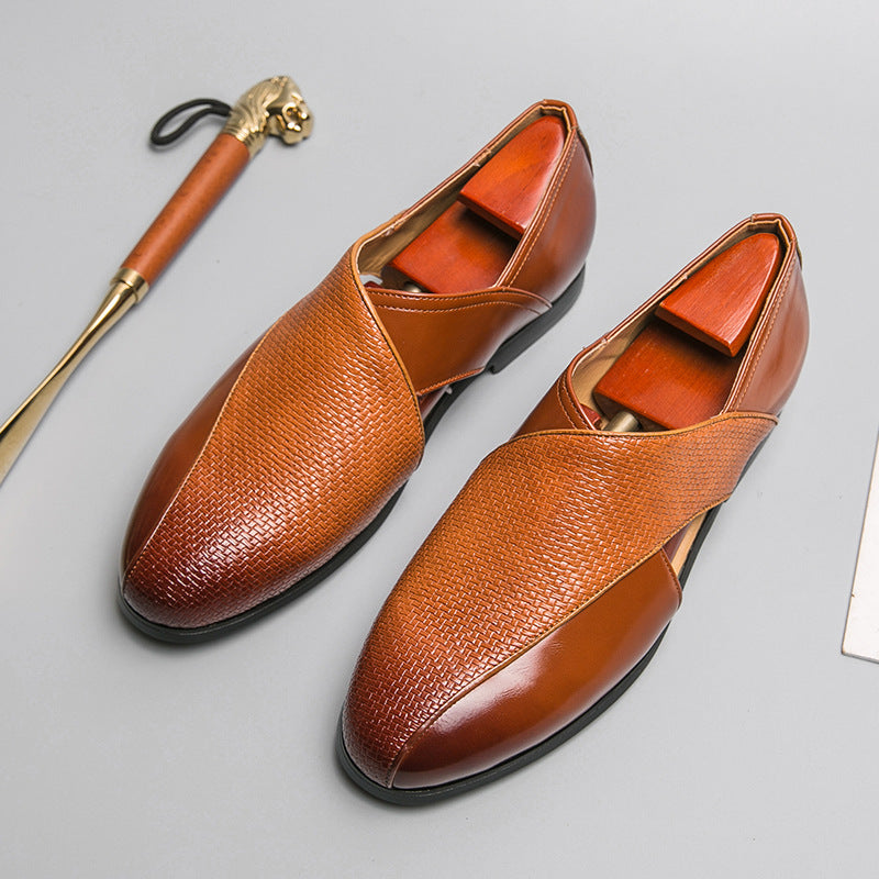 Mocassini in pelle vintage