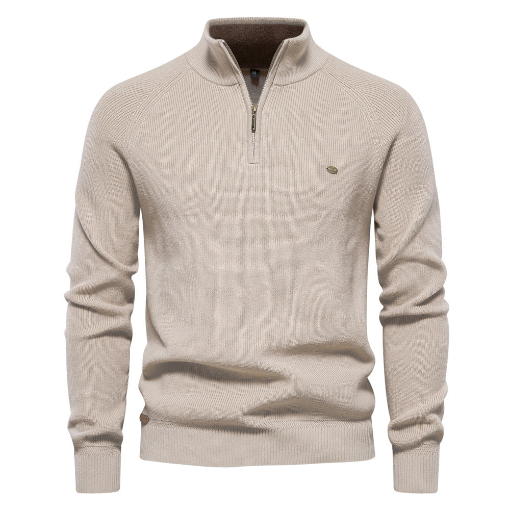 Maglione con zip di lusso