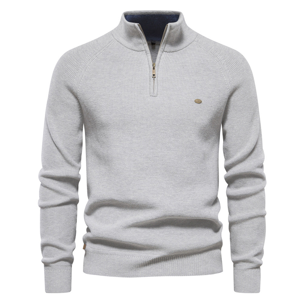 Maglione con zip di lusso