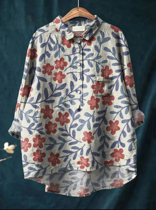 Camicetta floreale elegante