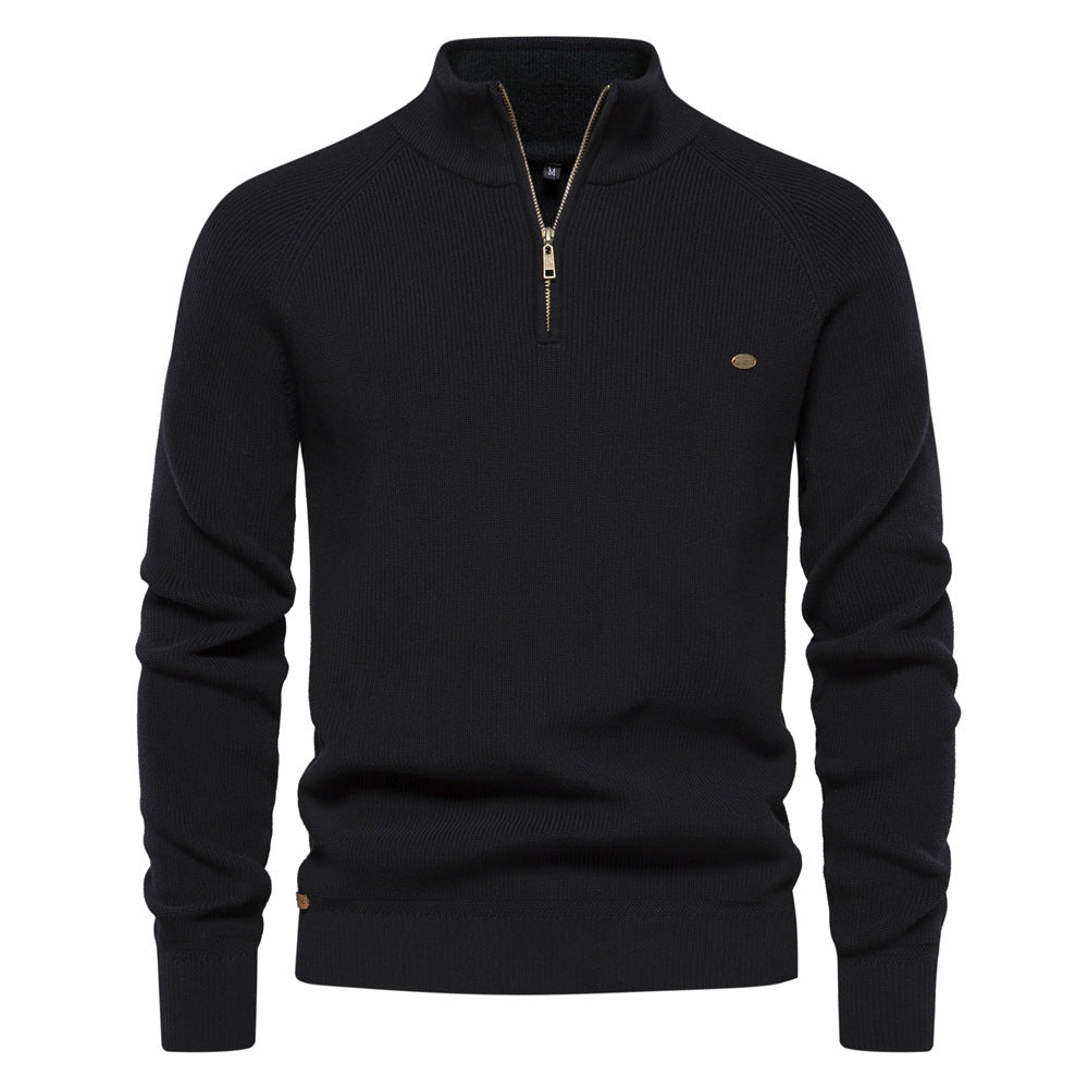 Maglione con zip di lusso