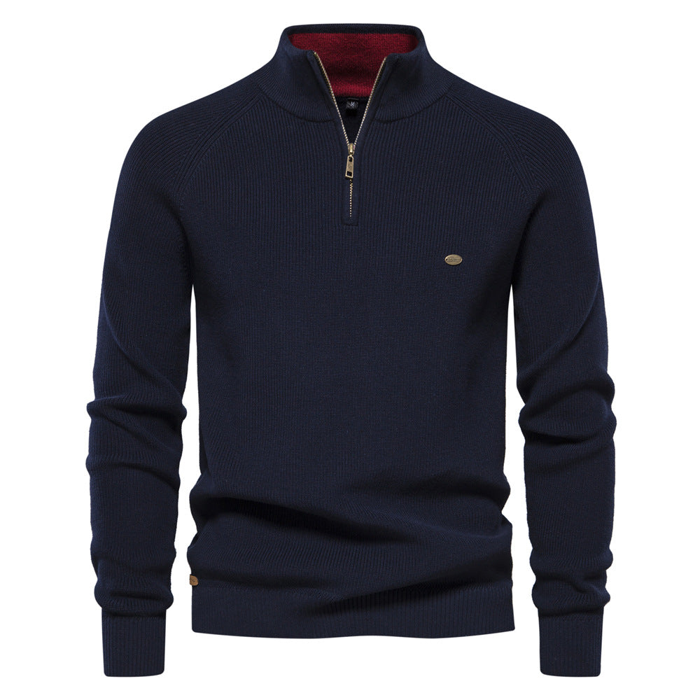 Maglione con zip di lusso