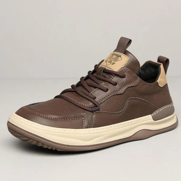 Scarpe in pelle a suola alta