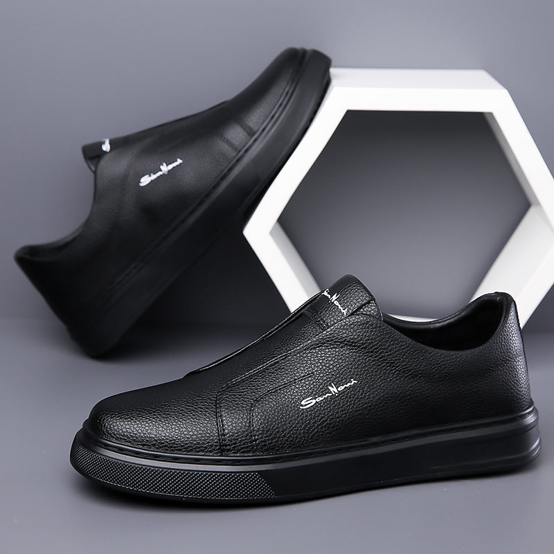 Scarpe slip-on in pelle