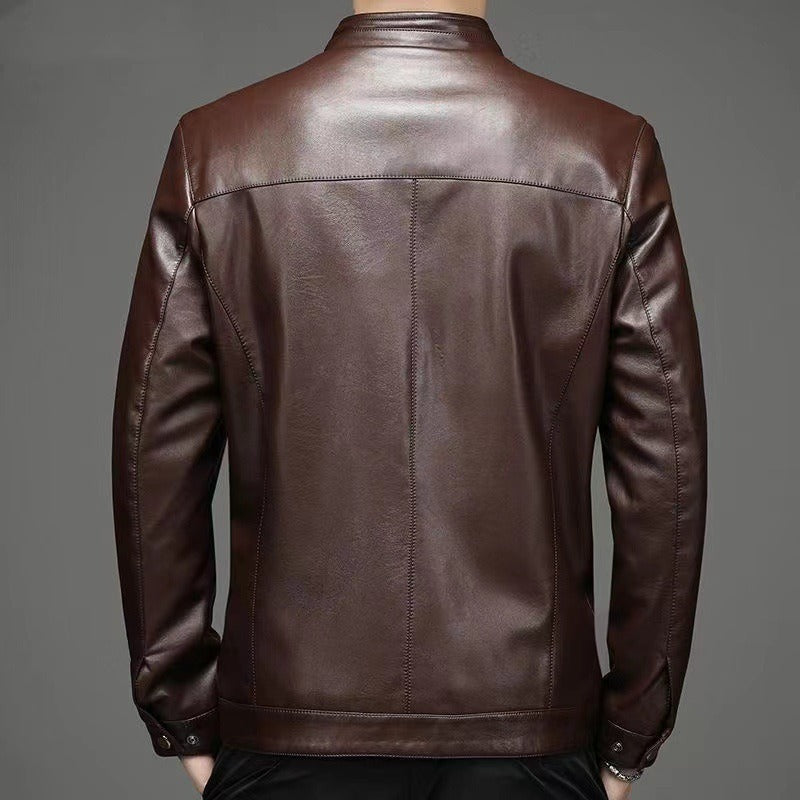 Giacca di pelle casual