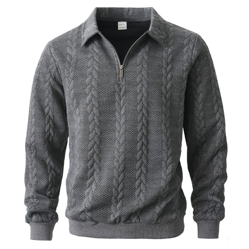 Maglione italiano con zip