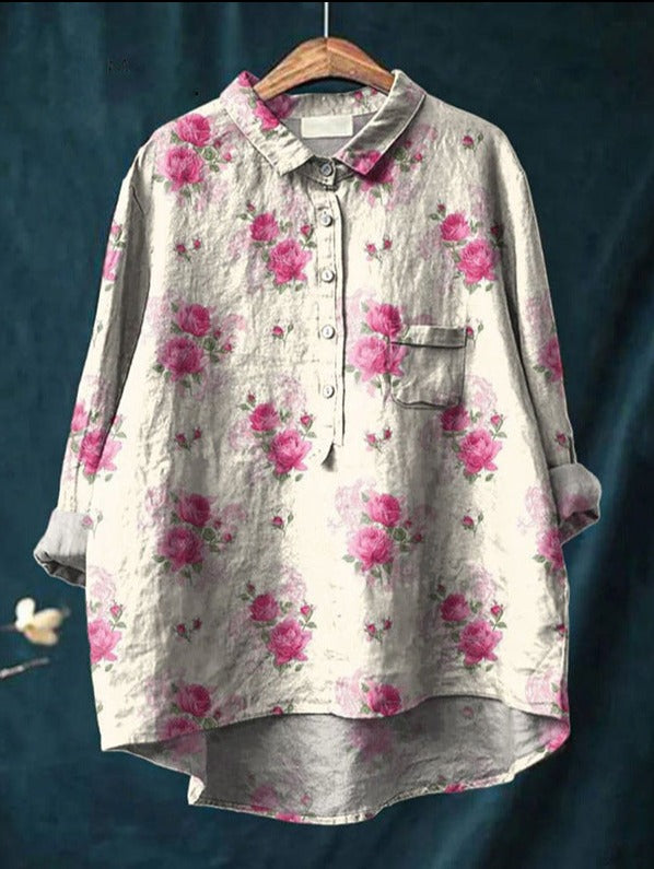 Camicetta floreale elegante