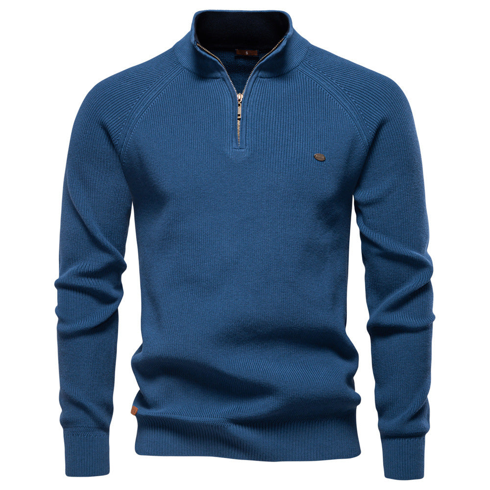 Maglione con zip di lusso
