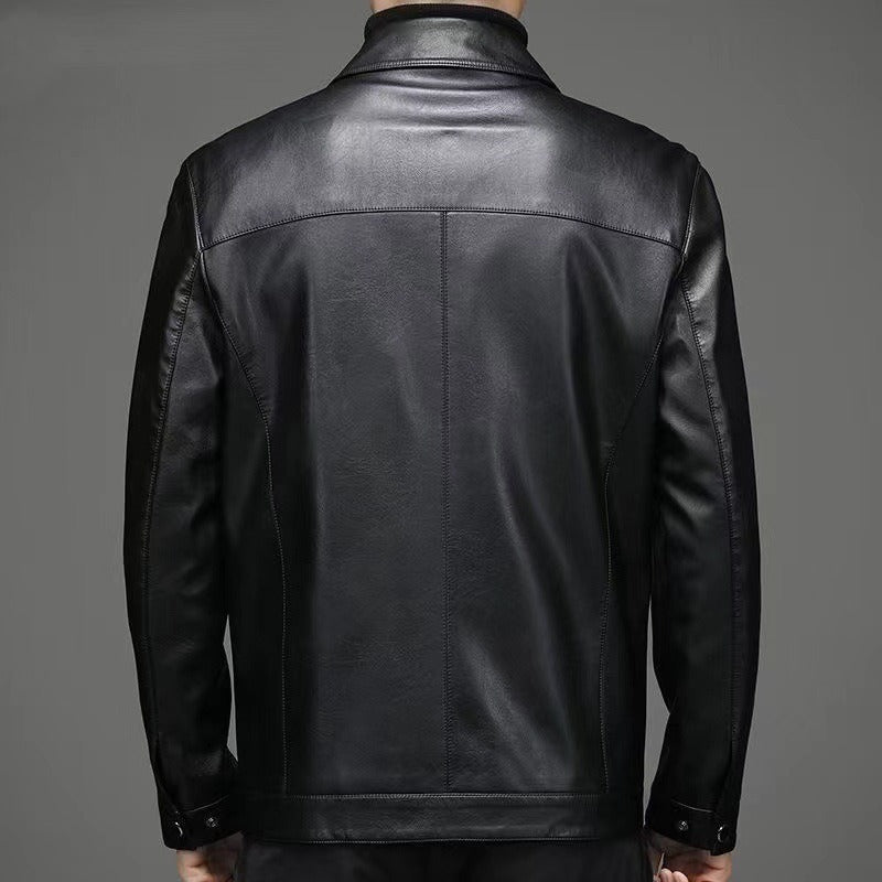 Giacca di pelle casual