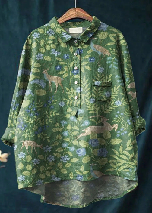 Camicetta floreale elegante