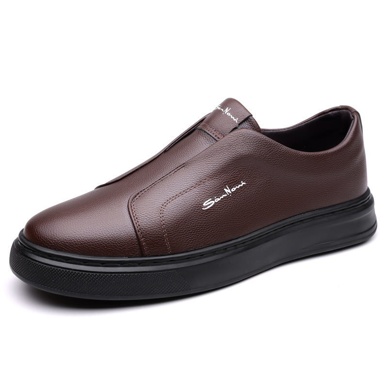 Scarpe slip-on in pelle