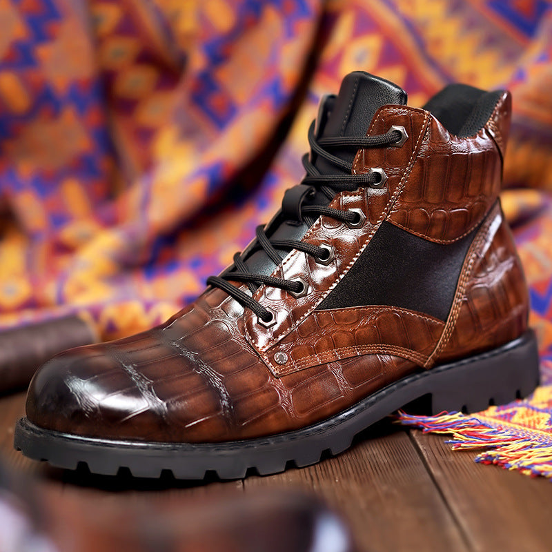 Stivali in pelle Grayson