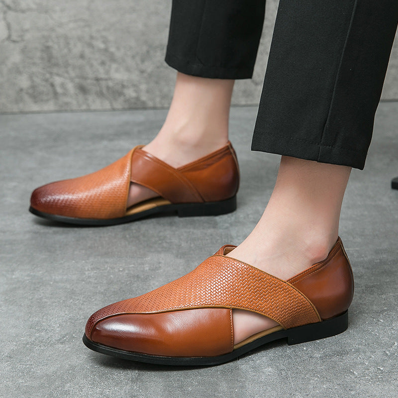 Mocassini in pelle vintage
