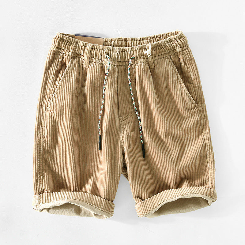 Pantaloncini di velluto a coste