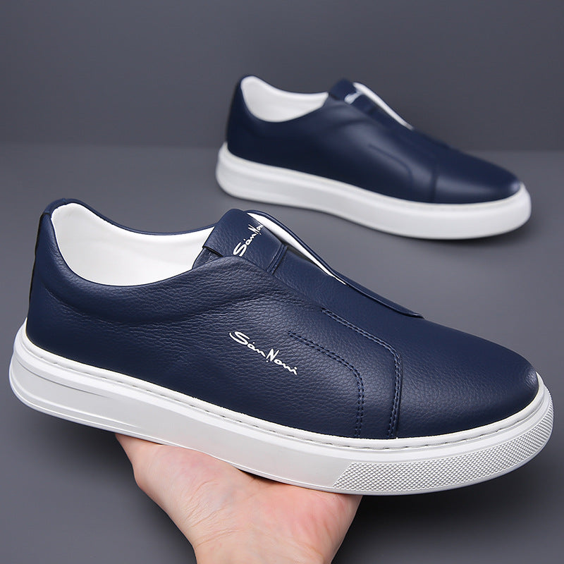 Scarpe slip-on in pelle