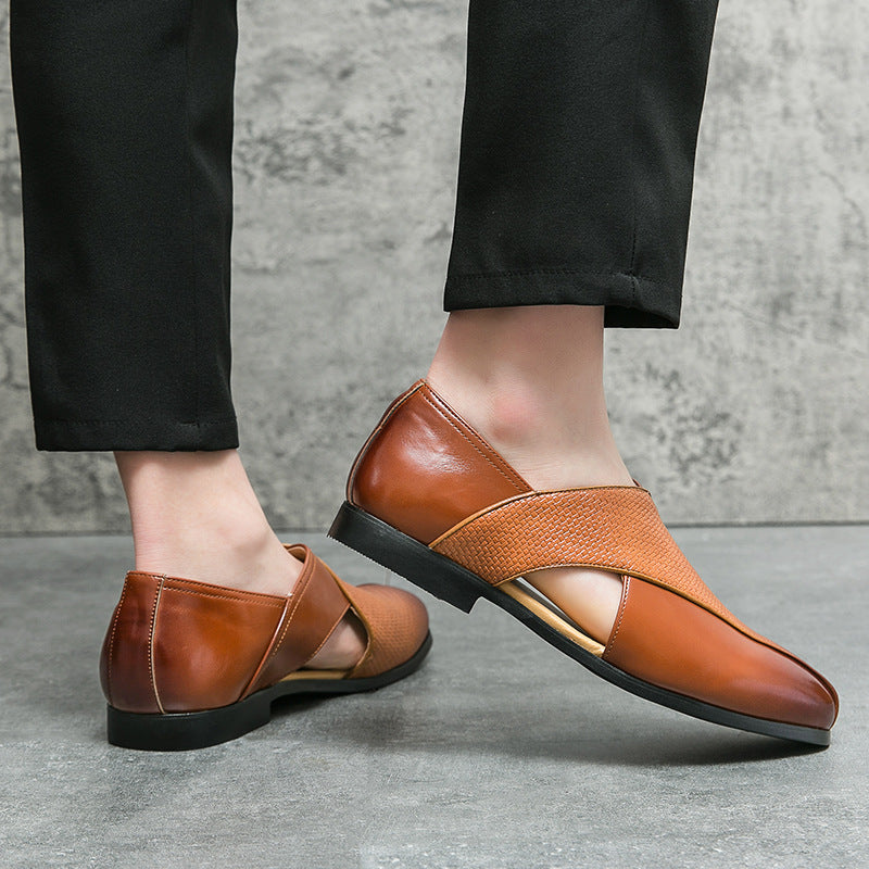 Mocassini in pelle vintage