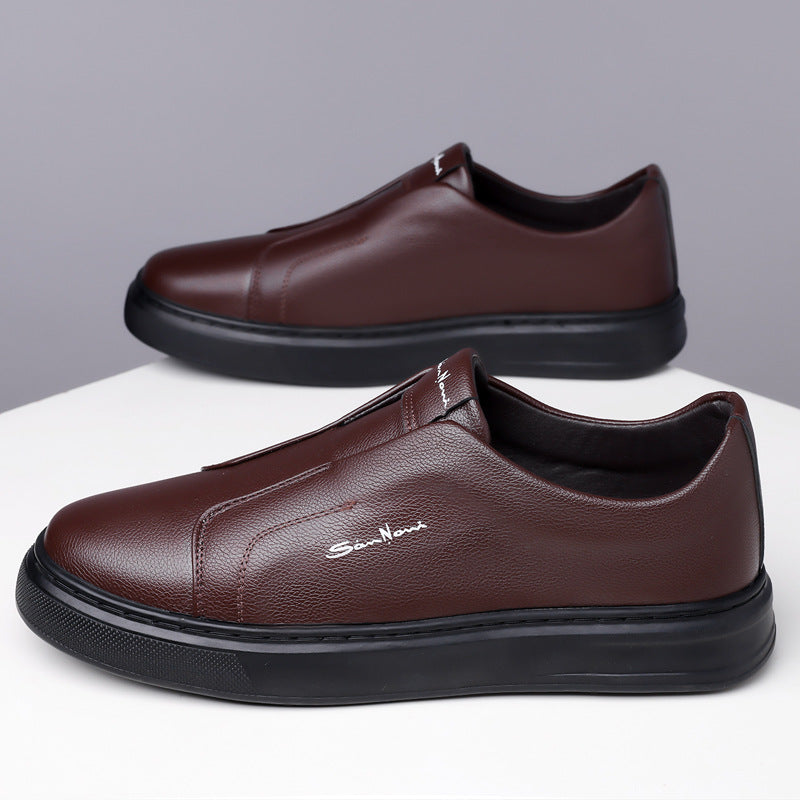 Scarpe slip-on in pelle