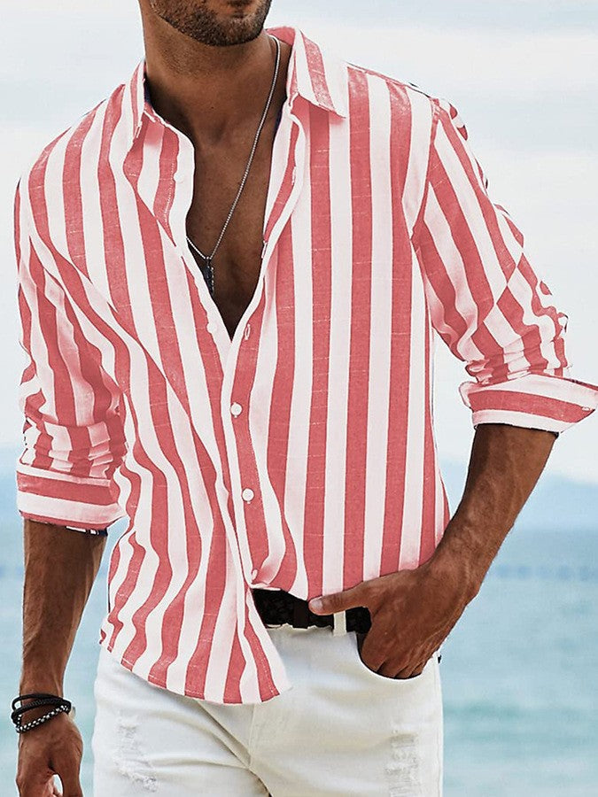 Camicia elegante a righe