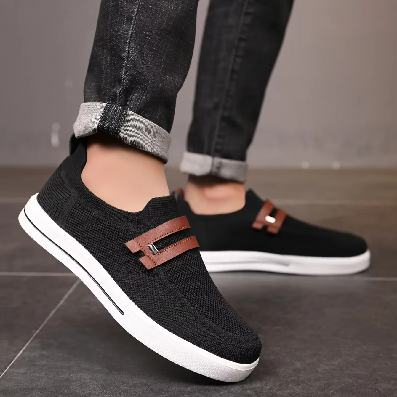 Scarpe a maglia ad aria