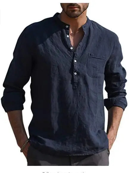 Camicia in cotone traspirante