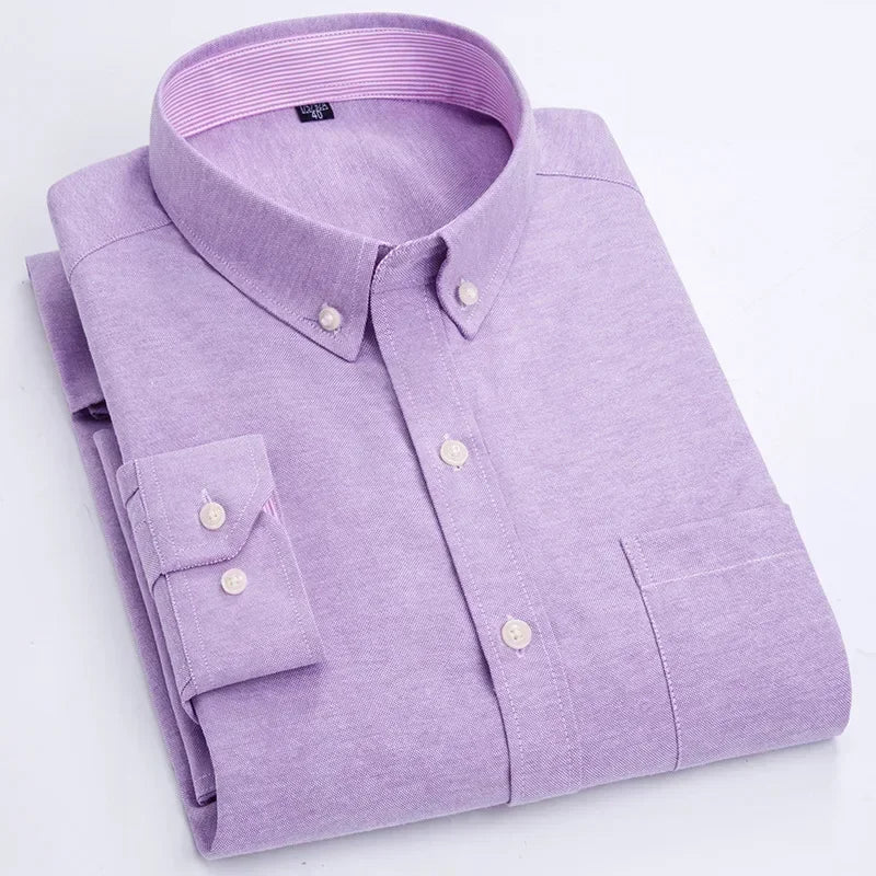 Camicia in cotone a maniche lunghe