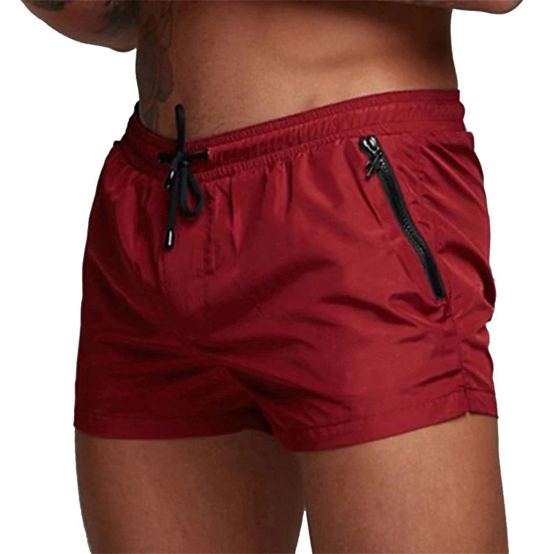 Pantaloncini da bagno con tasche a zip