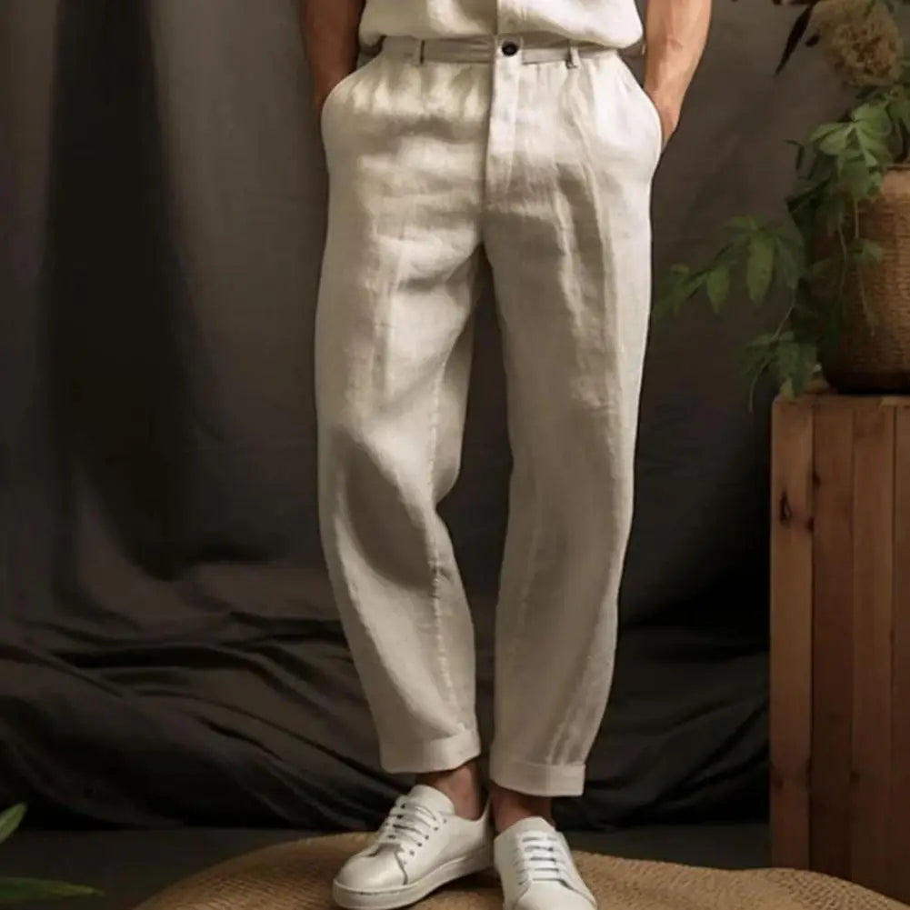 Pantaloni in lino Cagliari