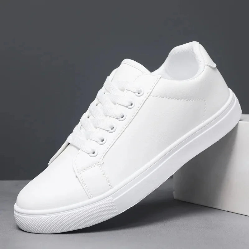 Sneakers eleganti in pelle