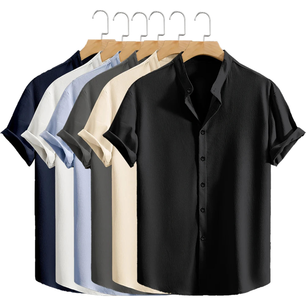Camicia estiva a maniche corte