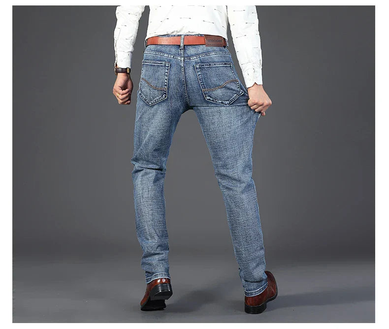 Jeans business in denim
