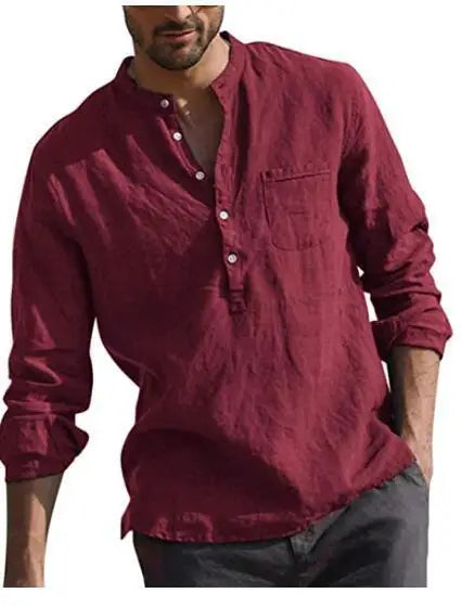 Camicia in cotone traspirante
