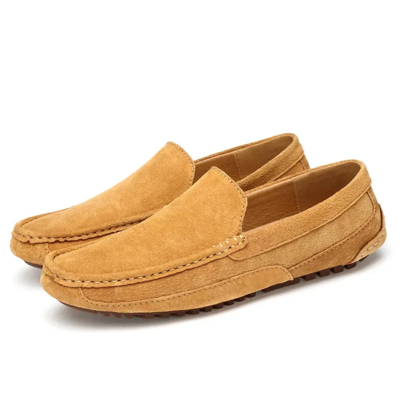 Mocassini in pelle scamosciata premium chic
