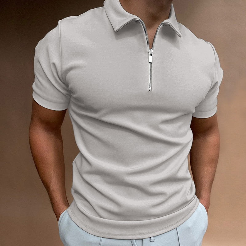 Polo con zip