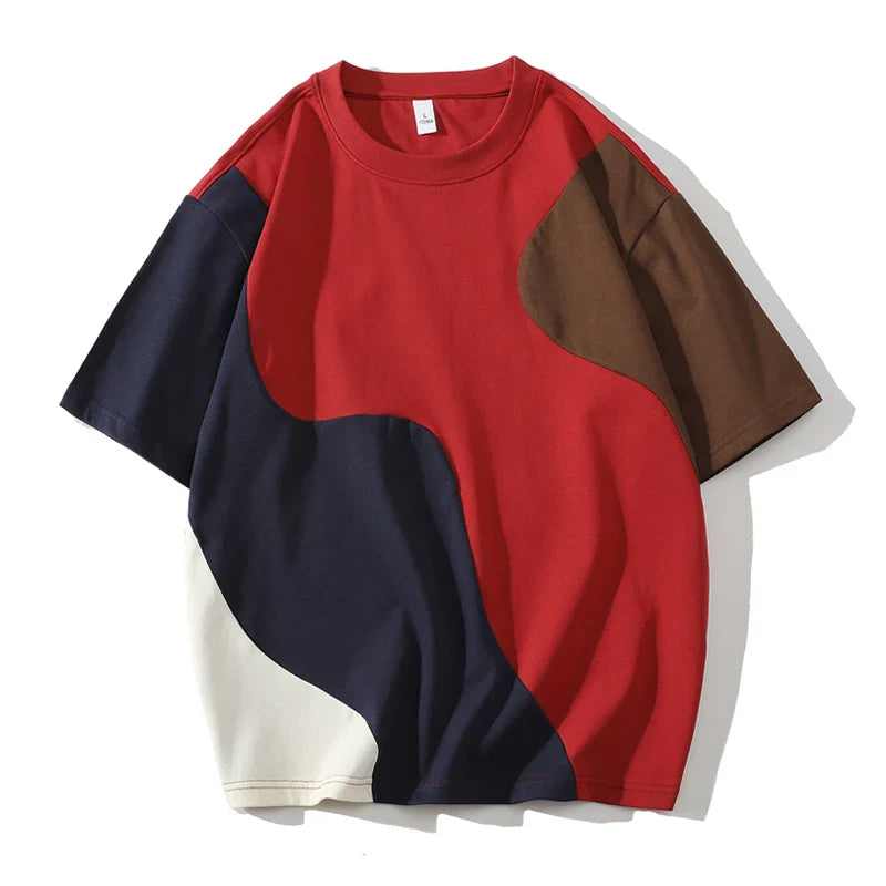 Maglietta casual con patch