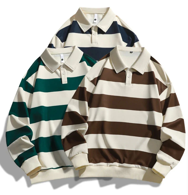 Maglione polo casual
