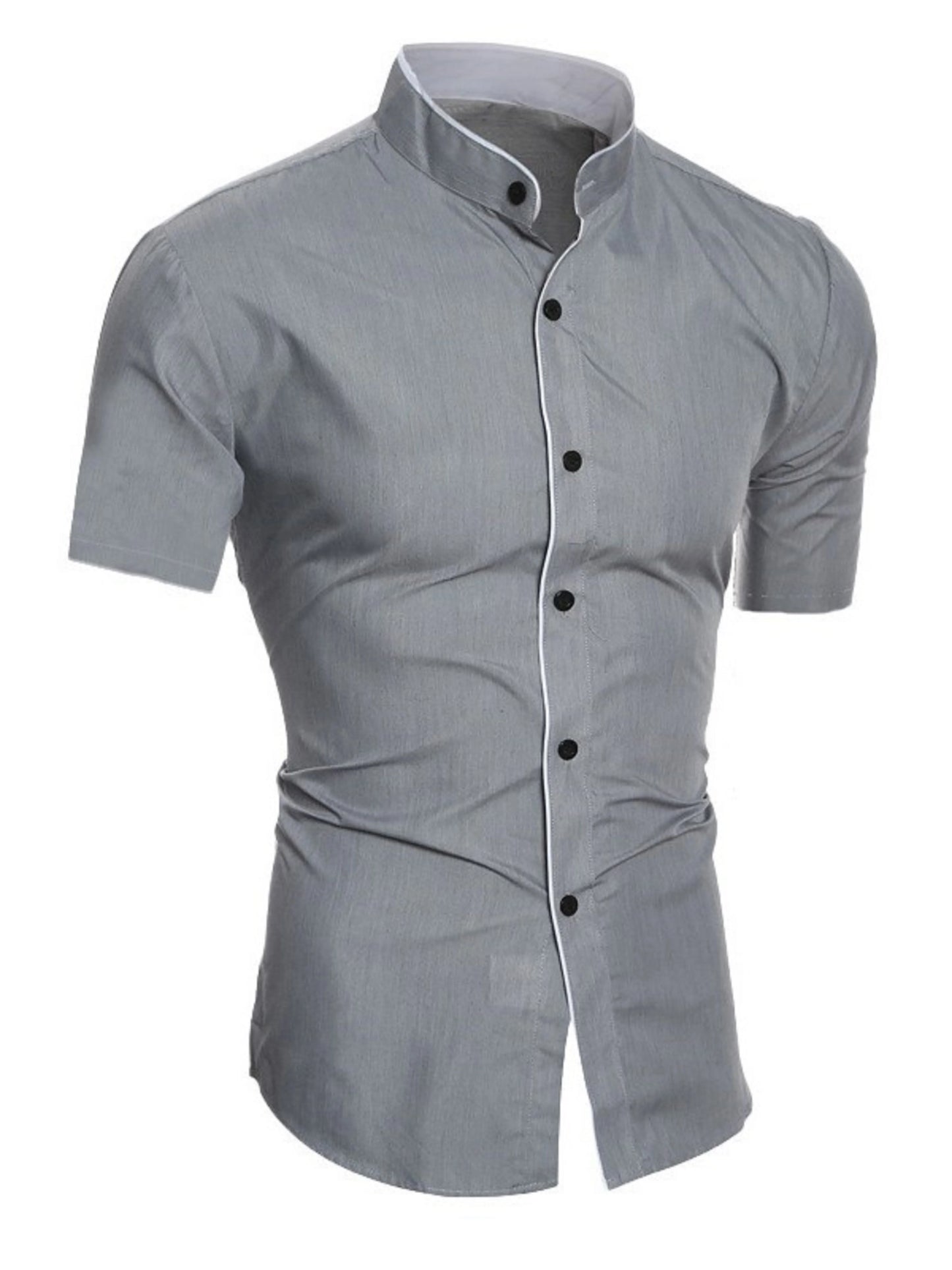 Camicia in cotone a maniche corte