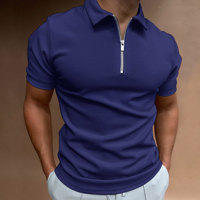 Polo con zip